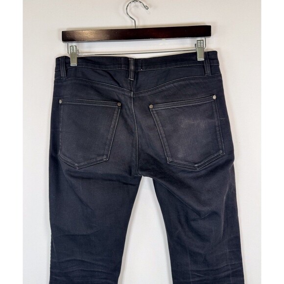 Acne Studios Mens Jeans Black Denim Max Cash Skinny Slim Stretch Dark Wash 30x28 - Picture 8 of 10